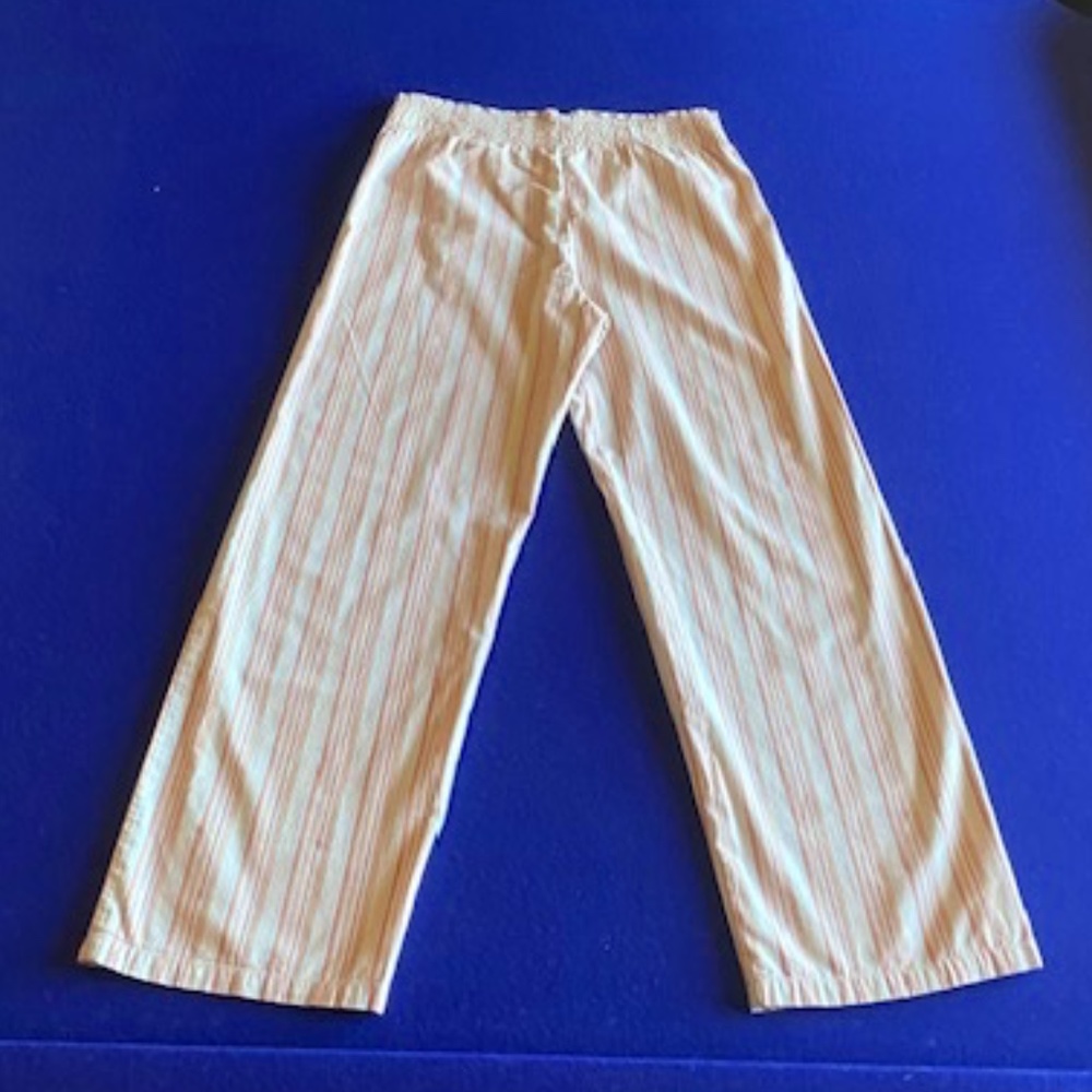 Petit Bateau (Luxury Brand) Stripe Palazzo Pants Girls Size 10